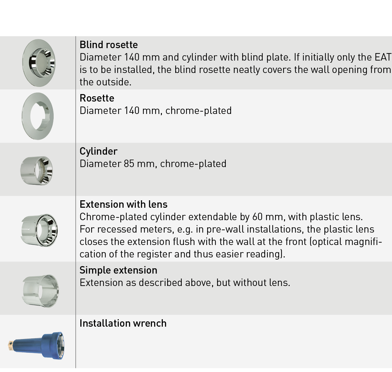 E Pe20133 Accessoires